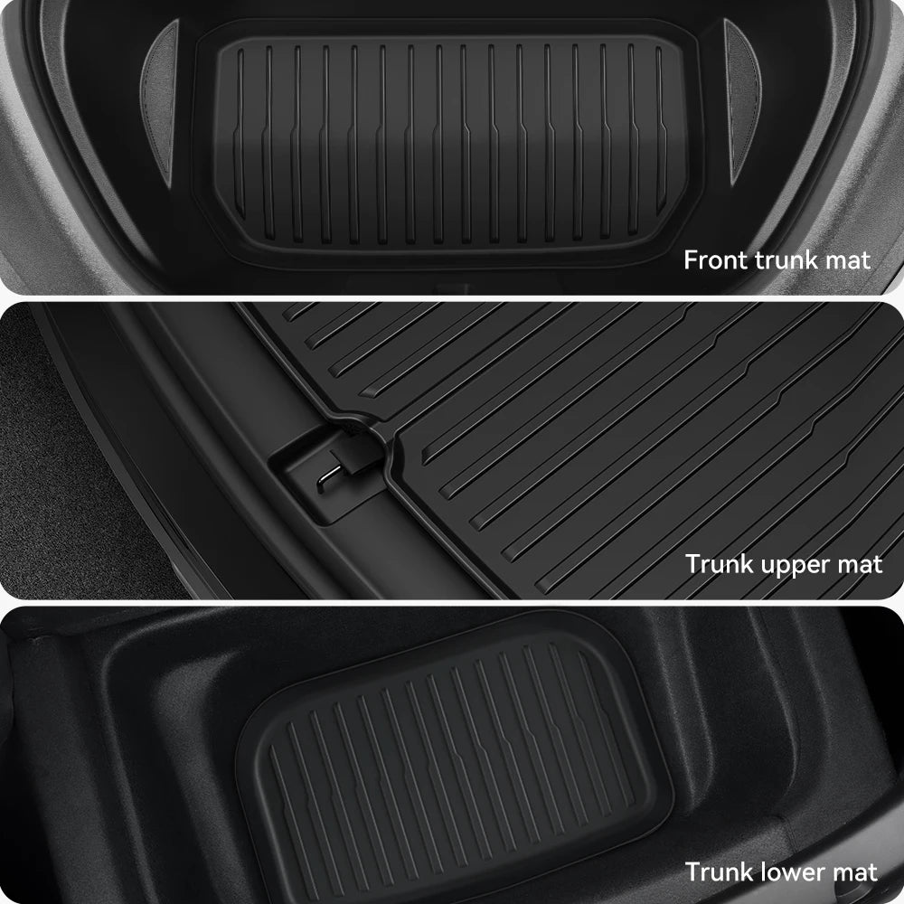 All-Weather TPE Trunk Mat for Model Y and Model 3