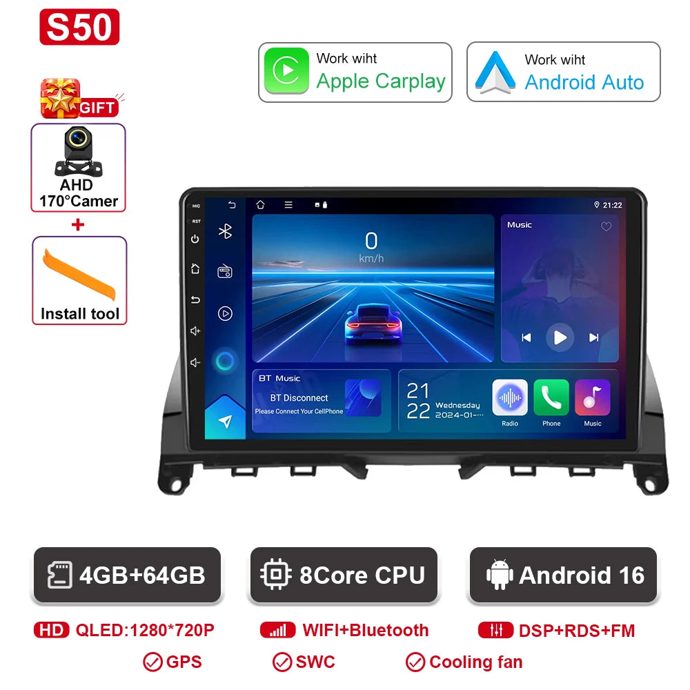 Mercedes C-Class W204 Android Multimedia System GPS & Bluetooth - image 13