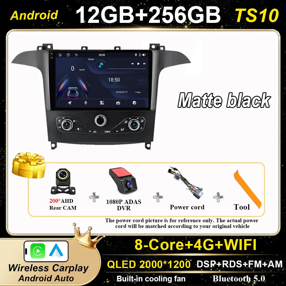 9-Inch Android Car Stereo for Ford S-Max & Galaxy - image 15
