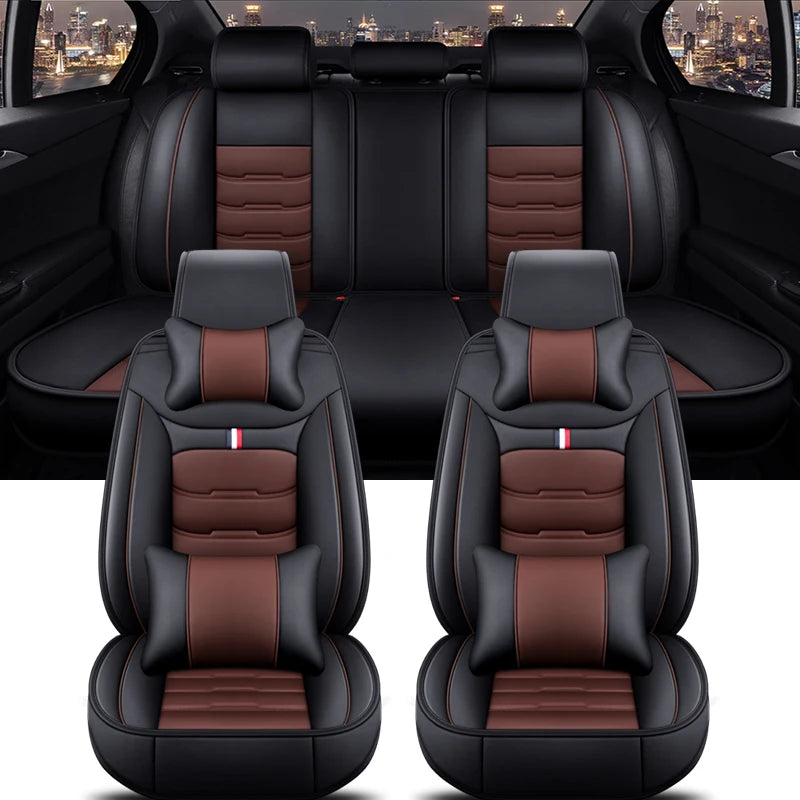 PU Leather Car Seat Covers for BMW 5 Series (F10, G30, E60 and More)