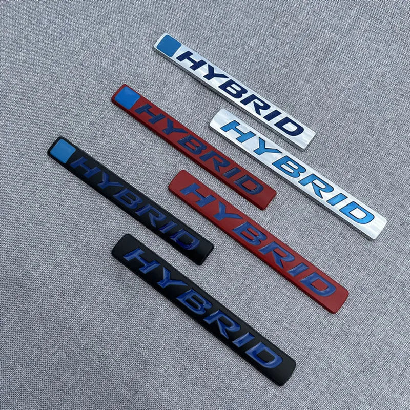 Hybrid Emblem Badge Decal Sticker for Car Trunk and Fender