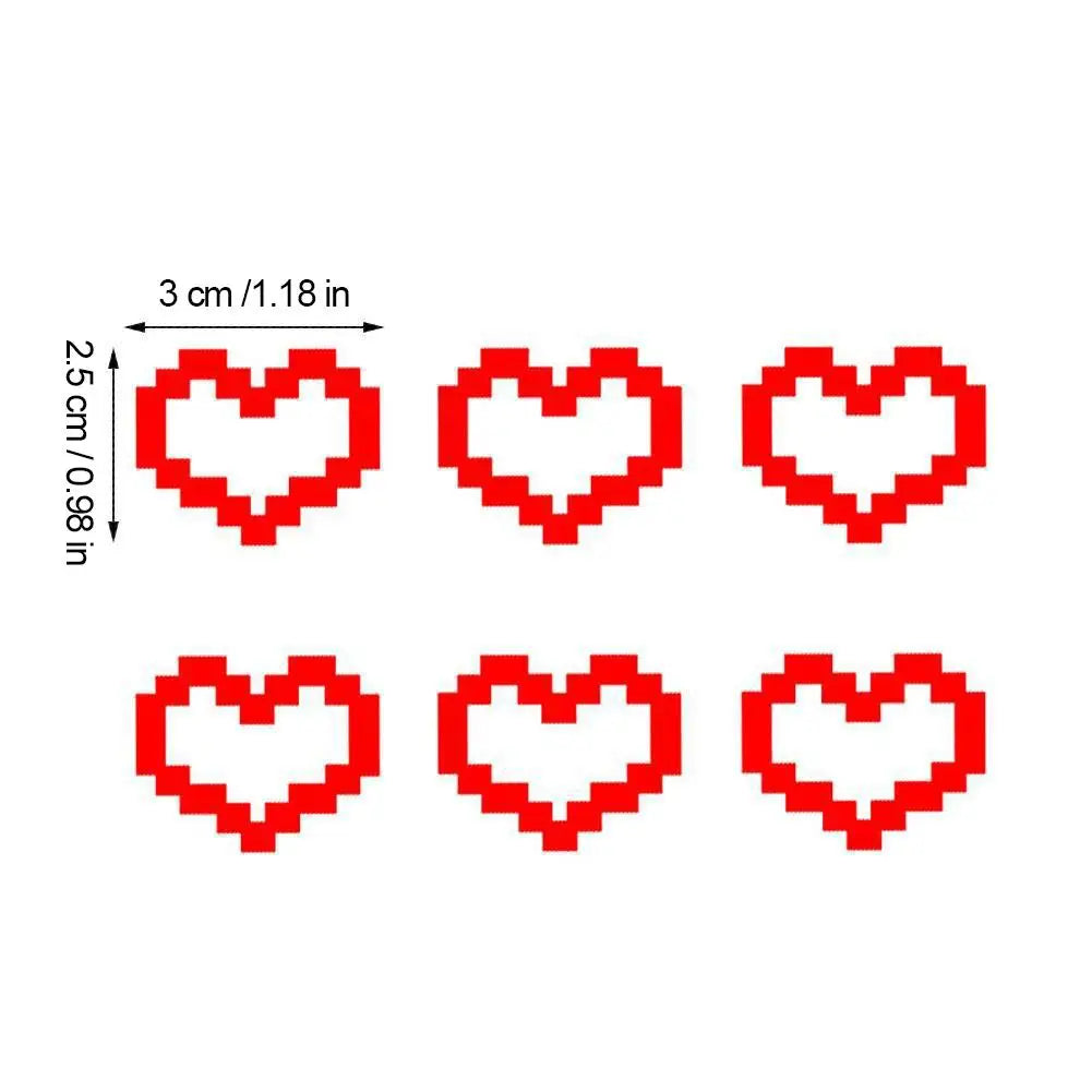 Pixel Heart Car Sticker - Waterproof Vinyl Decal for Vehicle - image 6