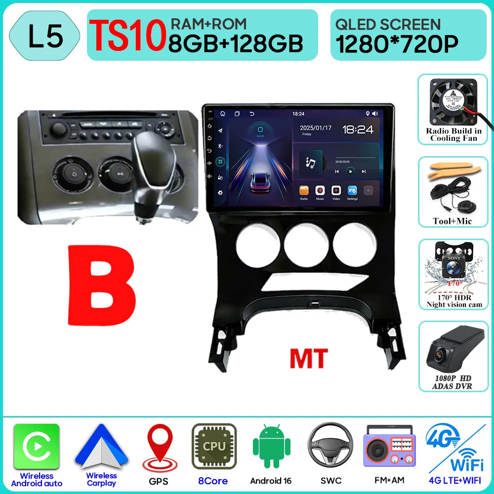 9-Inch Multimedia System for Peugeot 3008/5008 with CarPlay - image 15