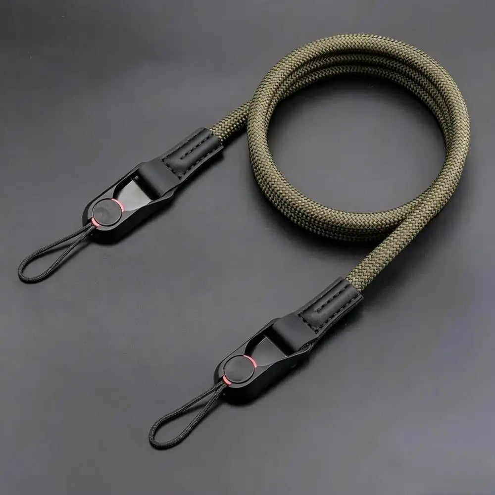 Quick Release Round Rope Camera Strap Fast Detachable Shoulder Strap for DSLR Mirrorless Camera Adjustable Camera Neck Strap