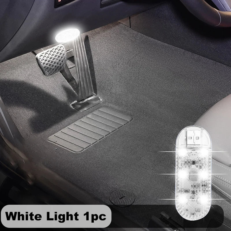 USB Rechargeable Mini LED Touch Light for Car Roof & Reading, Wireless