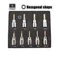 3/8 Inch Hex Bit Socket Set Sturdy Allen Key Sockets Metric Drill Impact Kit
