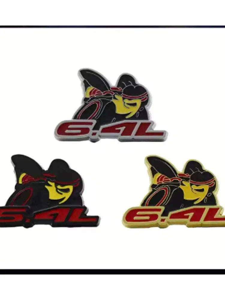 3D Bee Design Fender Sticker for 6.4L Cars and Trucks