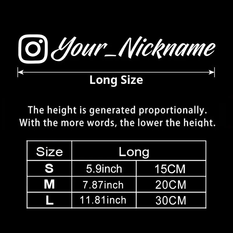 Custom Username Motorcycle Decal, Personalised Waterproof Vinyl - view 14
