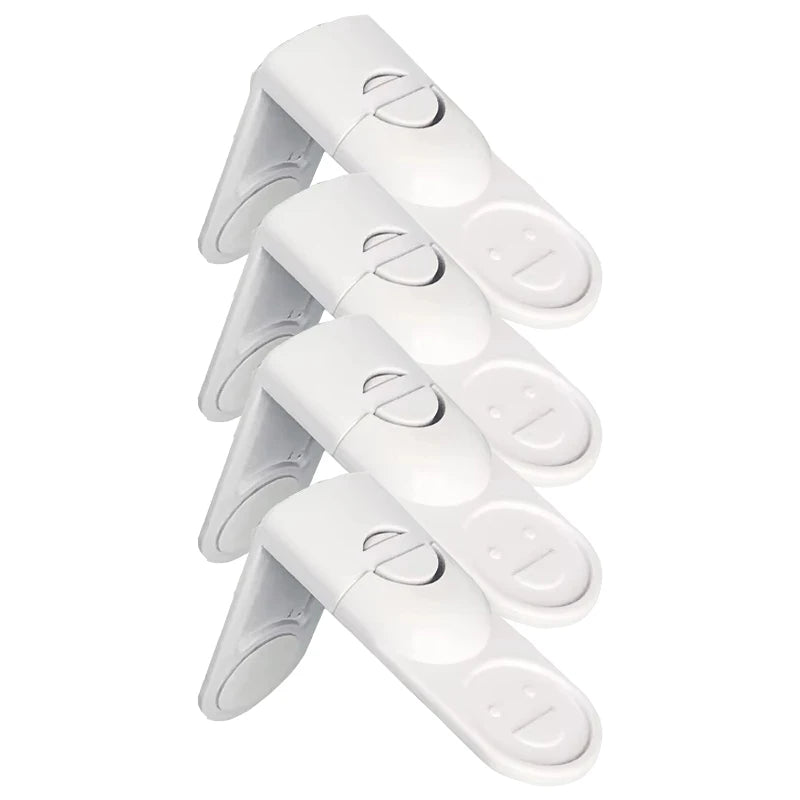 Baby Safety Drawer Locks, Anti-Pinch Buckle (White) - image 18
