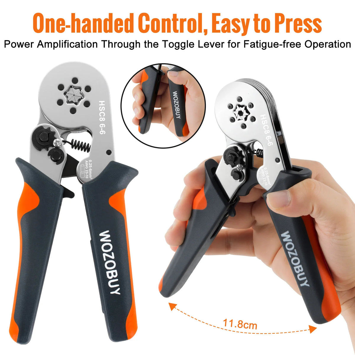 Electrician Wire Stripper & Ferrule Crimping Pliers, Automatic