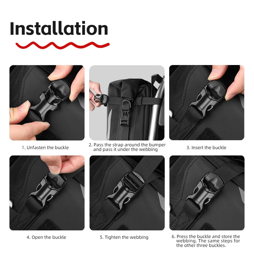 Rhinowalk Waterproof Crash Bar Bag & Tool Pouch - image 6