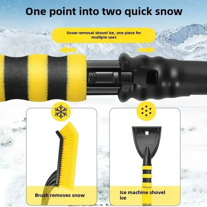 Car snow shovel Car snow shovel artifact Multifunctional deicing shovel snow scraper snow brush tool Winter snow removal