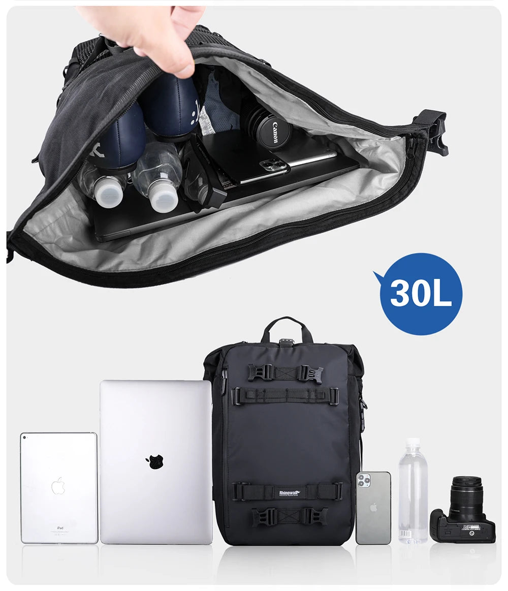 Rhinowalk Waterproof Motorcycle Tail Bag 10-30L - image 20
