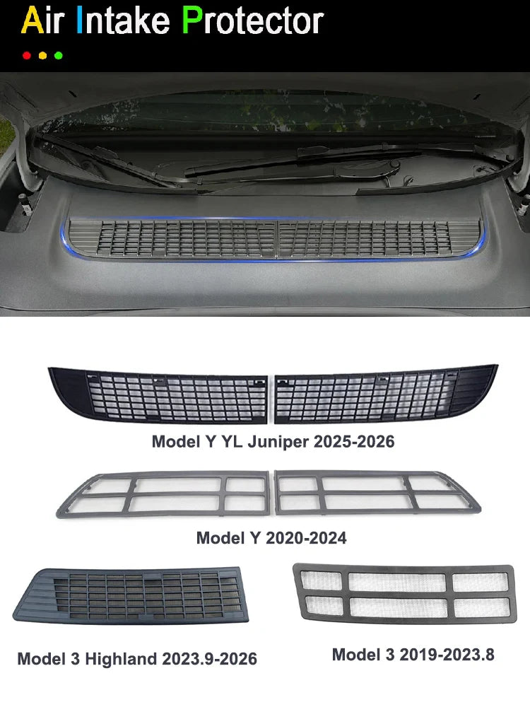Air Inlet Vent Cover for Tesla Model 3 and Model Y