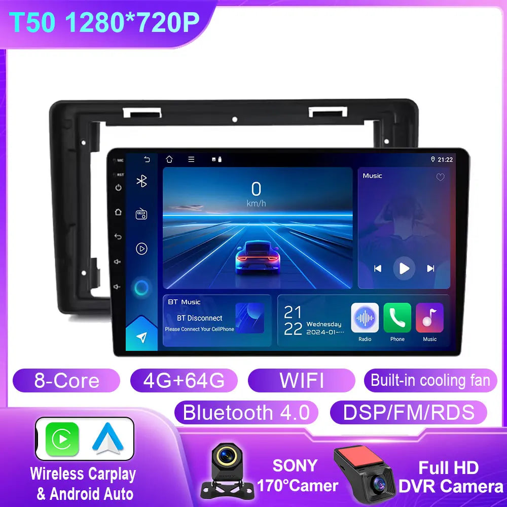 9-inch Android Car Radio with GPS & CarPlay for Citroen C2 C3 - image 9