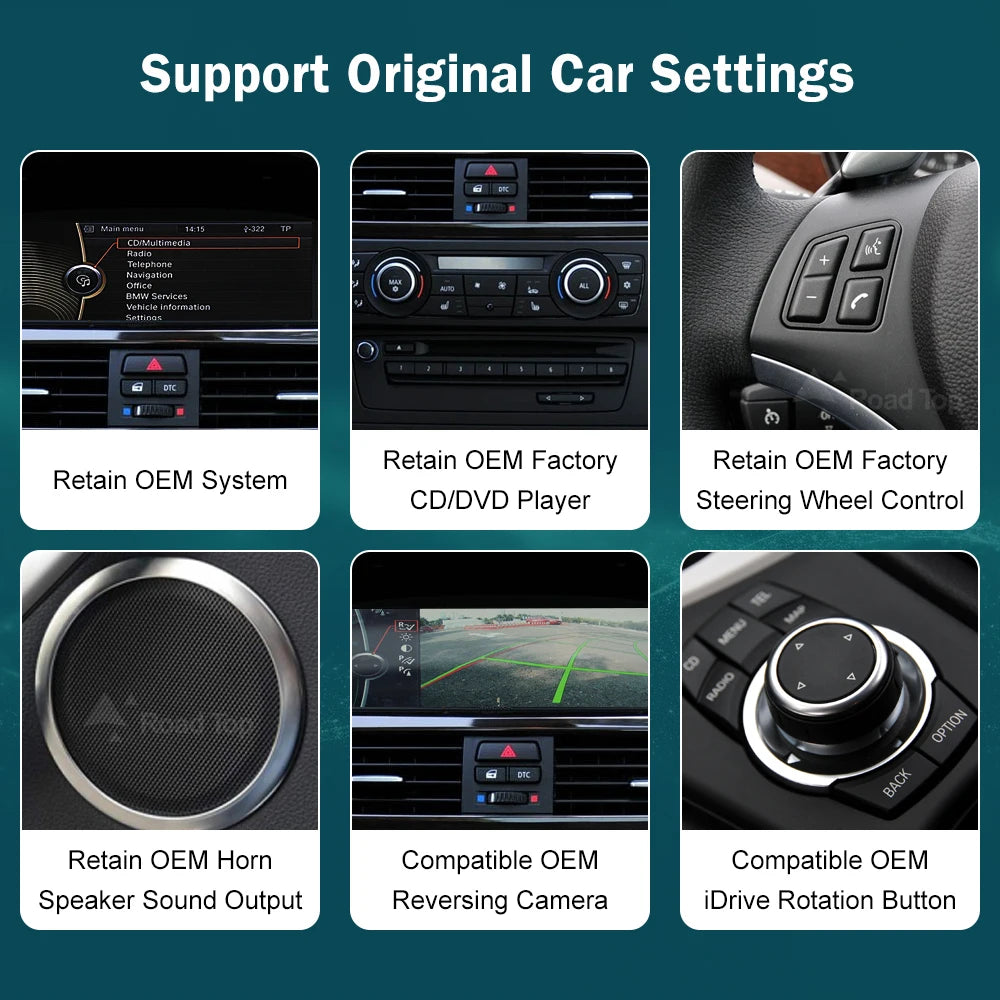 8.8'' Wireless CarPlay & Android Auto for BMW 3 & 5 Series - image 5