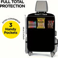 Car Seat Back Organizer with Storage Pockets, Kick Mat Protector, Waterproof Auto Backseat Organizer for Car Interior
