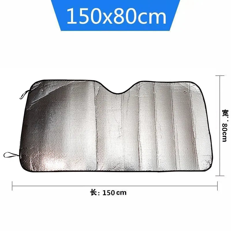 Foldable Car Windshield Sun Shade with Suction Cups - view 9