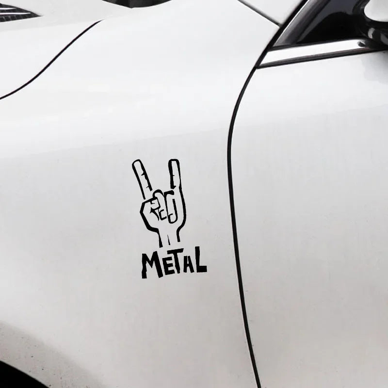 Heavy Metal Bass Guitar Car Sticker - Vinyl Decal - image 5