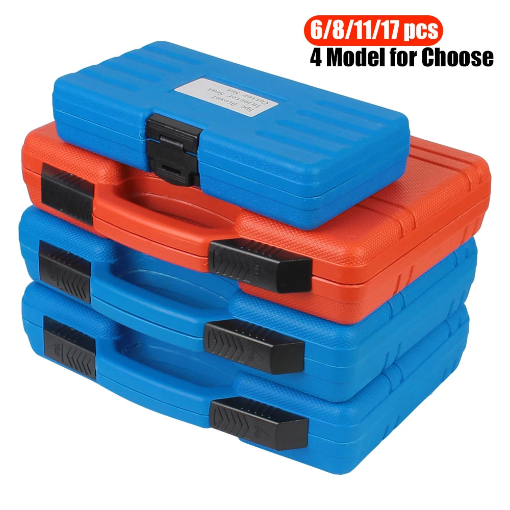 Diesel Injector Seat Cutter Set Carbon Remover Reamer Tool - image 6
