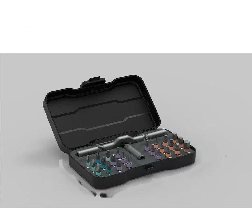 Precision 66in1 Magnetic Ratchet Screwdriver Set Detachable T-Handle Magneticizer Fix Furniture, Electronics & Bicycle