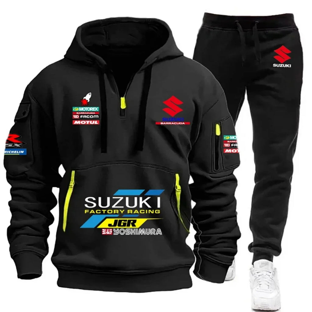 Suzuki Hoodie & Athletic Pants Two-Piece Set - image 5