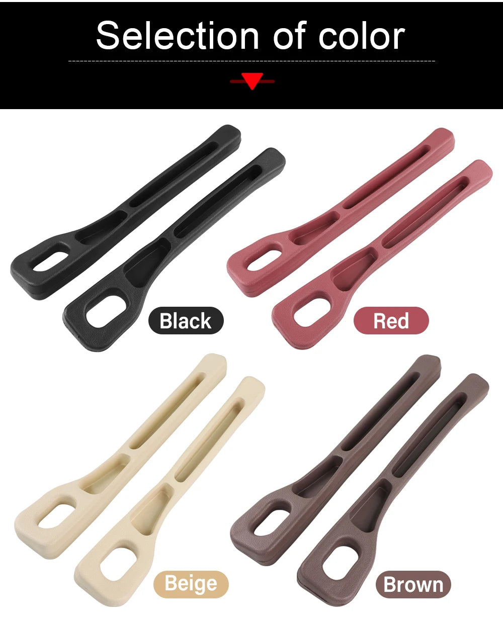 Polyurethane Seat Gap Filler Strips, 2 pcs