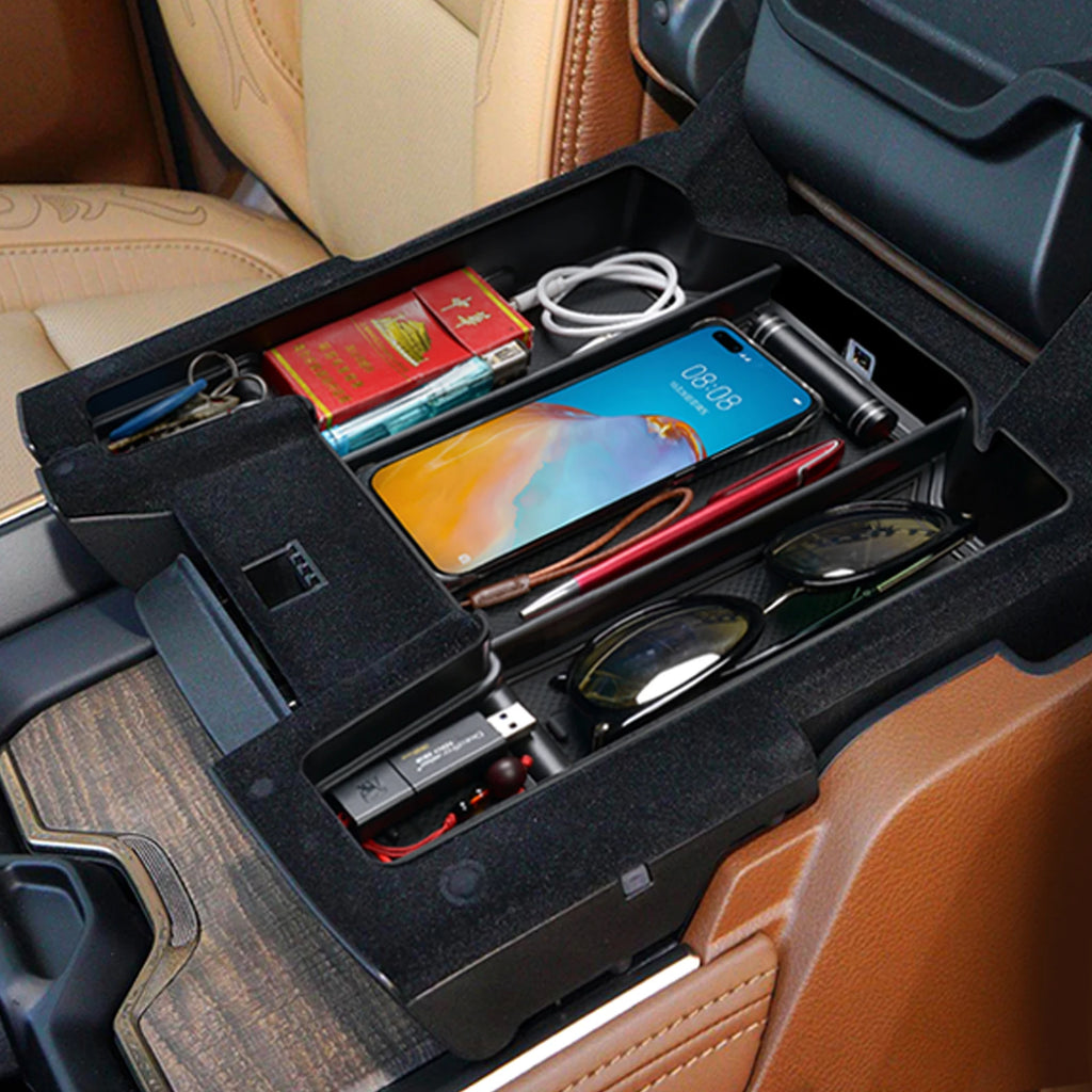 Dodge Ram 2019-2026 Center Console Armrest Storage Box Organizer - image 7