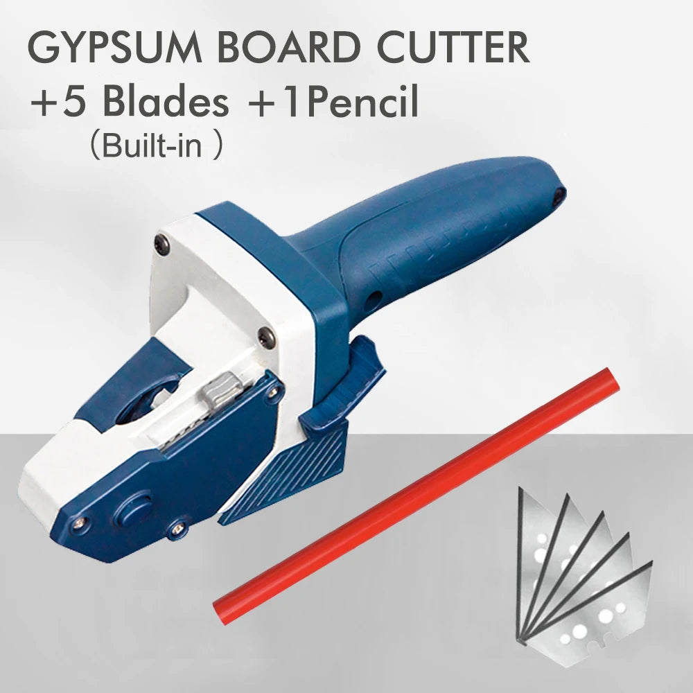 Drywall cutting scriber with tape measure, manual plasterboard cutting tool