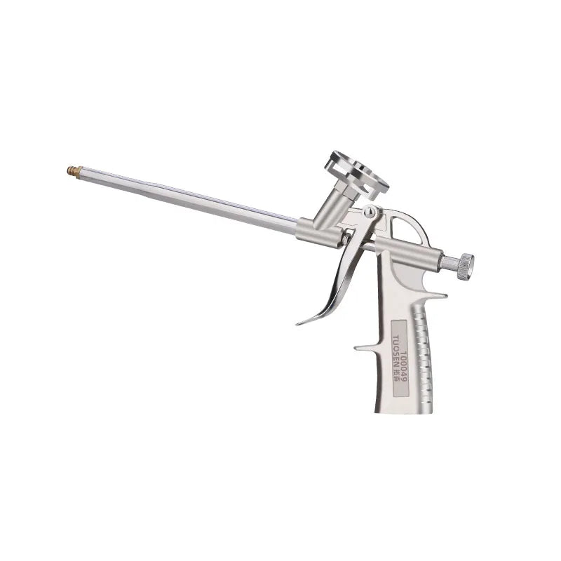 Expanding foam gun, professional insulation and caulking applicator