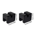 1/2PCS Universal Jack Rubber Support Pad Durable Wear Resistant Car Slotted Frame Rail Floor Socket Adapter Lifting Rubber Pad