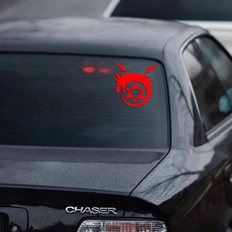 Ouroboros Tattoo-Style Decals for Cars, Trucks and Motorcycles - view 6