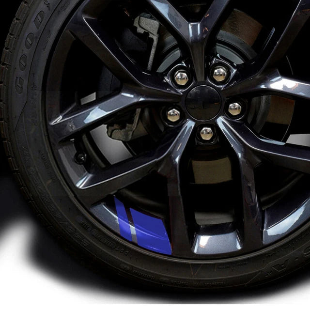 Reflective Car Rim Stickers - 6 Pack for Jeep & Dodge - image 16