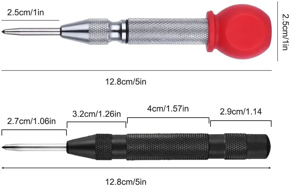 Automatic Center Punch Tool - Spring Loaded for Wood & Metal Marking - image 10