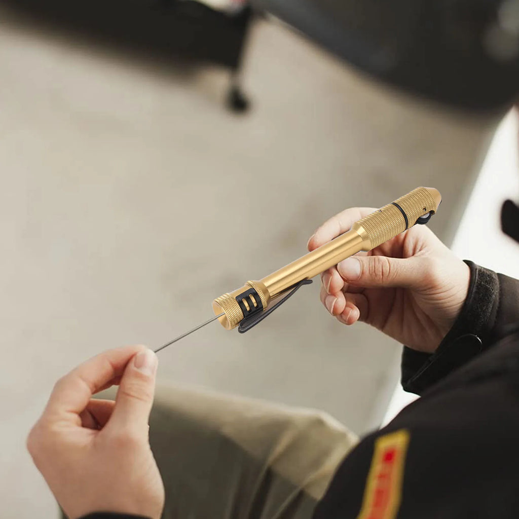 Welding Wire Process Pen TIG Welding Wire Feed Pen Aluminum Alloy Comfortable Handle Finger Feeder Welding Stick Wire Feeder Pen
