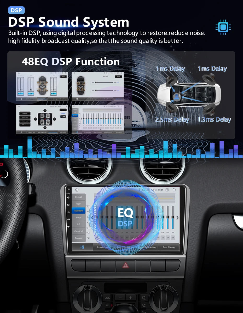 9 Inch Android CarPlay Radio for Chevrolet Captiva 2008-2012 - image 20