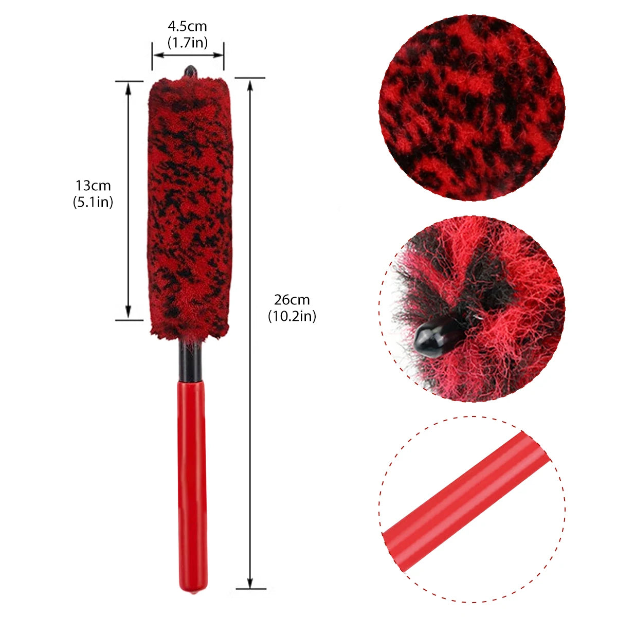 Nylon Wheel Cleaning Brush for Car Rims and Tires