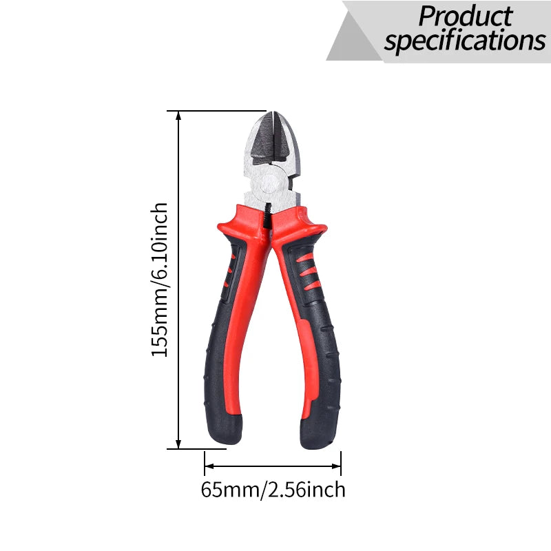 Heavy-Duty 3-Piece Pliers Set: Diagonal, Needle-Nose & Wire Cutters - image 9