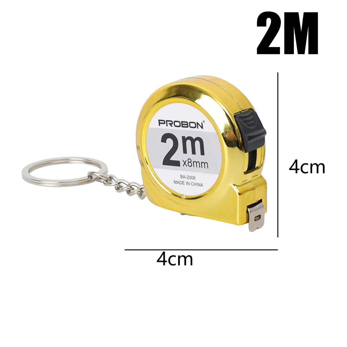 Portable Mini Tape Measure Keychain Small Household Measuring Tape Retractable 2m Tape Measure Key Chains Measuring Tools