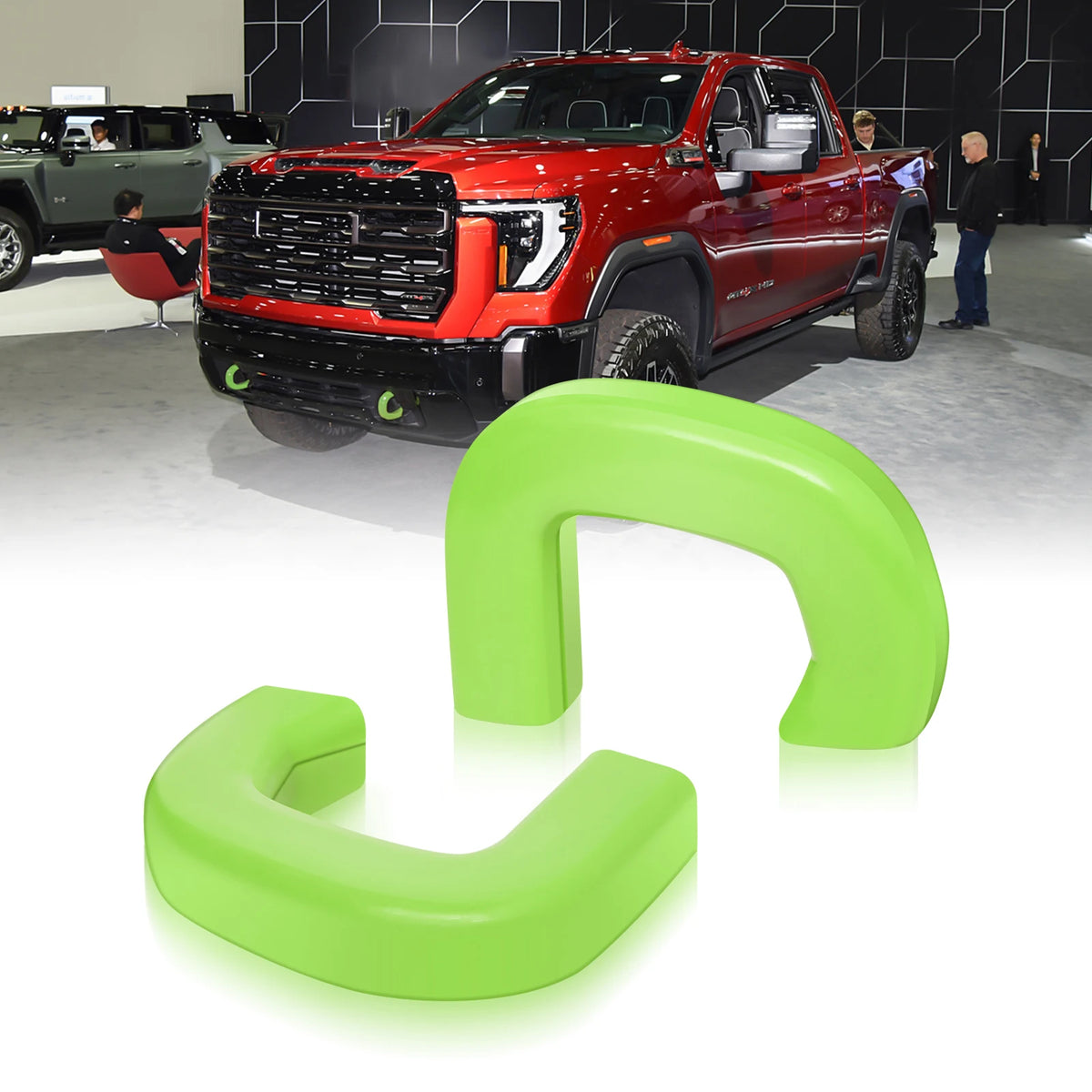 Tow Hitch Covers for GMC Sierra 1500 2019-2024, Customized Tow Hook Cover Compatible with GMC Sierra 1500 Accessories