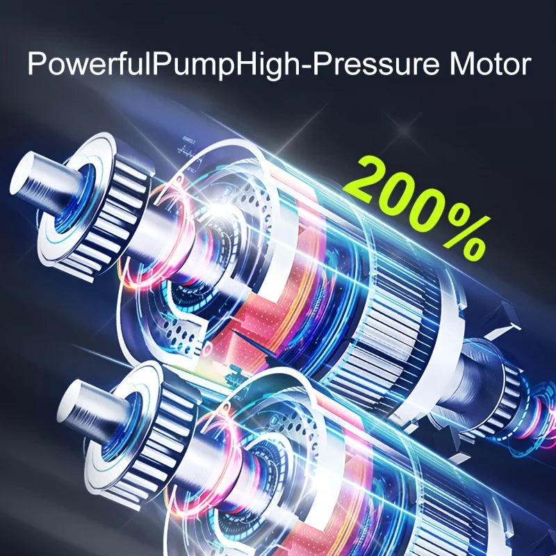 Rechargeable Portable Car Air Compressor with Digital Gauge - image 5
