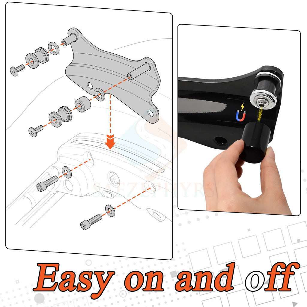 4-Point Docking Hardware Kit for Harley Touring 2014-2026 - image 13