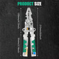 Professional Electrician Wire Stripper Foldable Wire Stripper Electrical Pliers for Cutting Stripping Crimping Wires