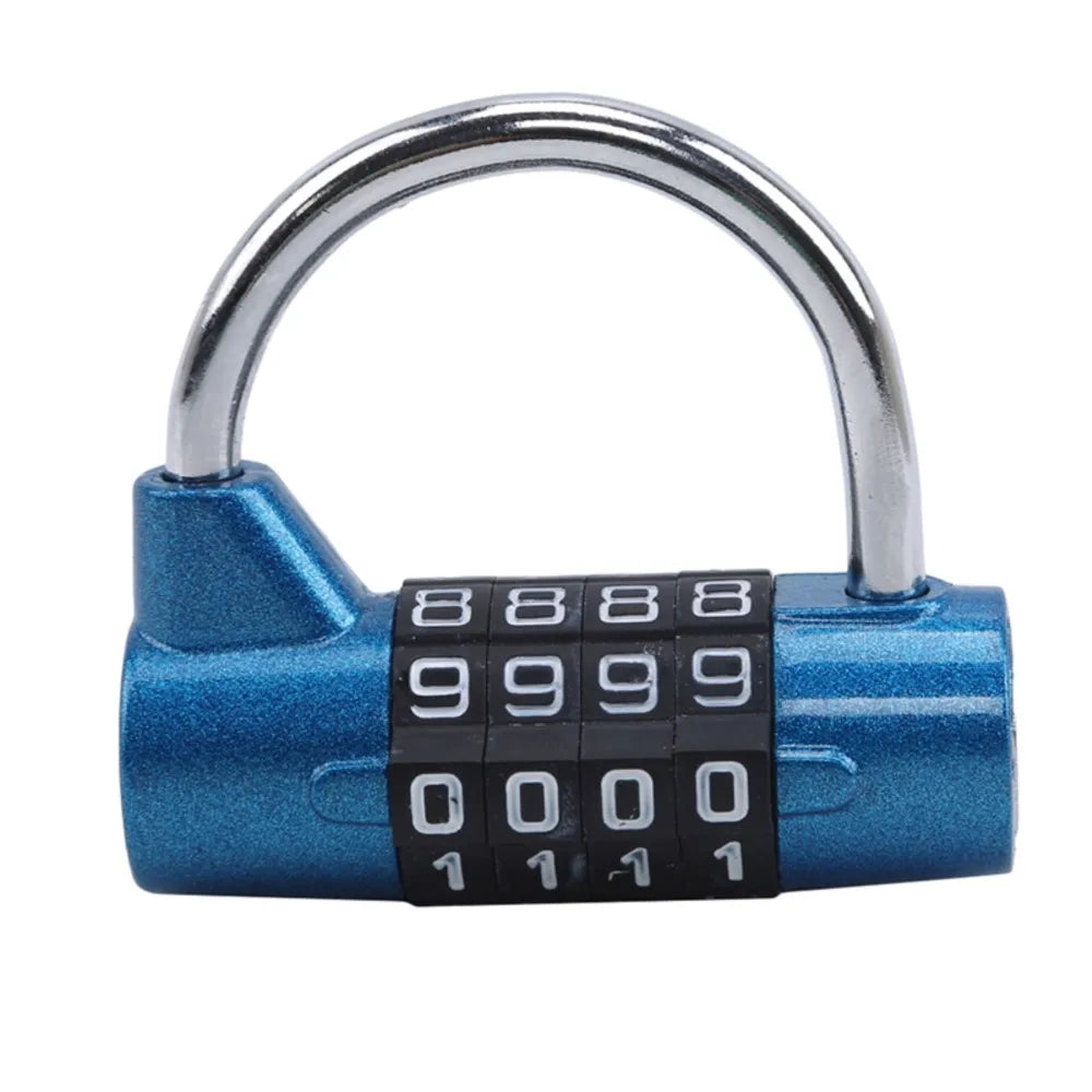 4-Digit Security Padlock – Gym Locker, Toolbox & Luggage