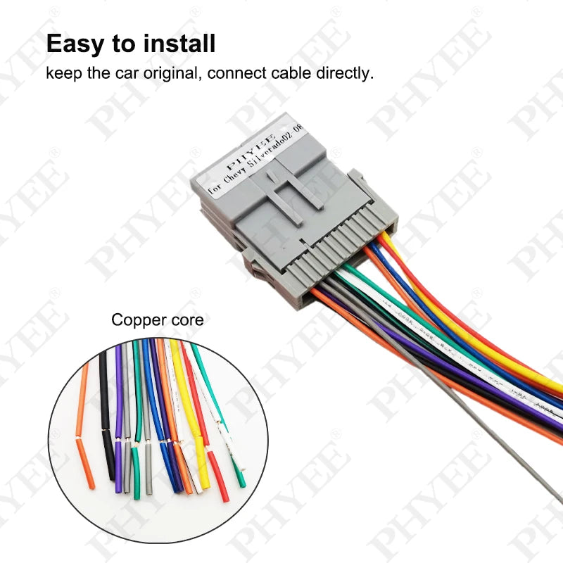24-Pin Car Stereo Wiring Harness for Chevy GMC Buick Pontiac - image 3