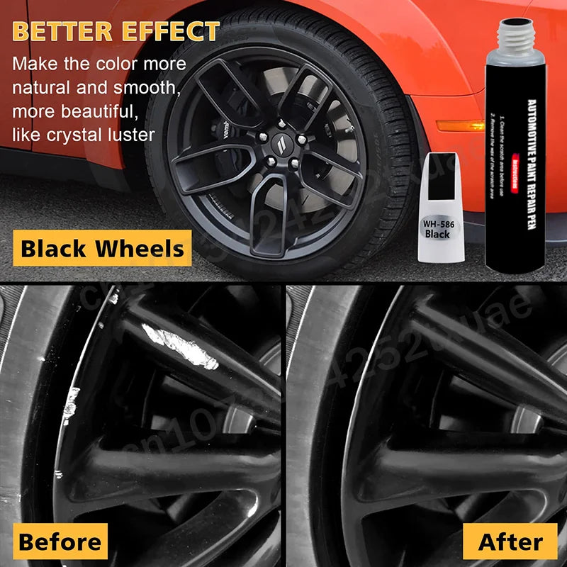 Automotive Wheel Touch-Up Paint Pen for Chips and Scratches