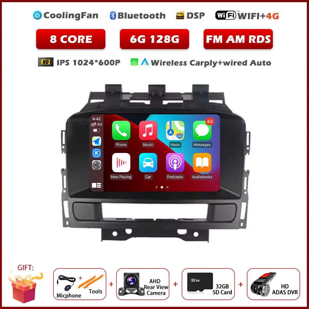 Opel Astra J 2011-2014 Carplay Android Auto GPS Multimedia Player - image 15