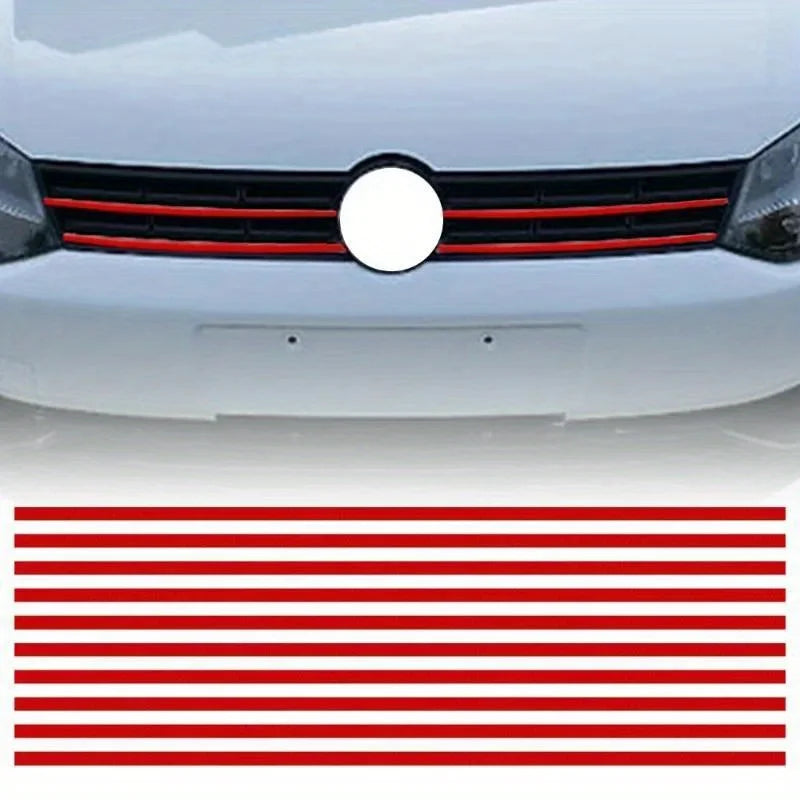 Reflective Waterproof Car Stickers (5-Pack) for Hood & Grille - image 6