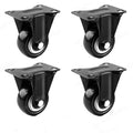 Heavy-Duty 360° Swivel Casters with Brake, 1.5/2 Inch