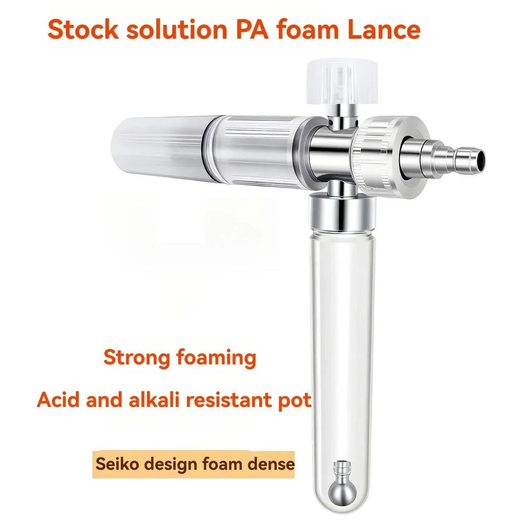 35ml High Power Snow Foam Cannon with 1/4" Quick Connect & Adjustable Spray Nozzle, Foam Sprayer for High Pressure Washer